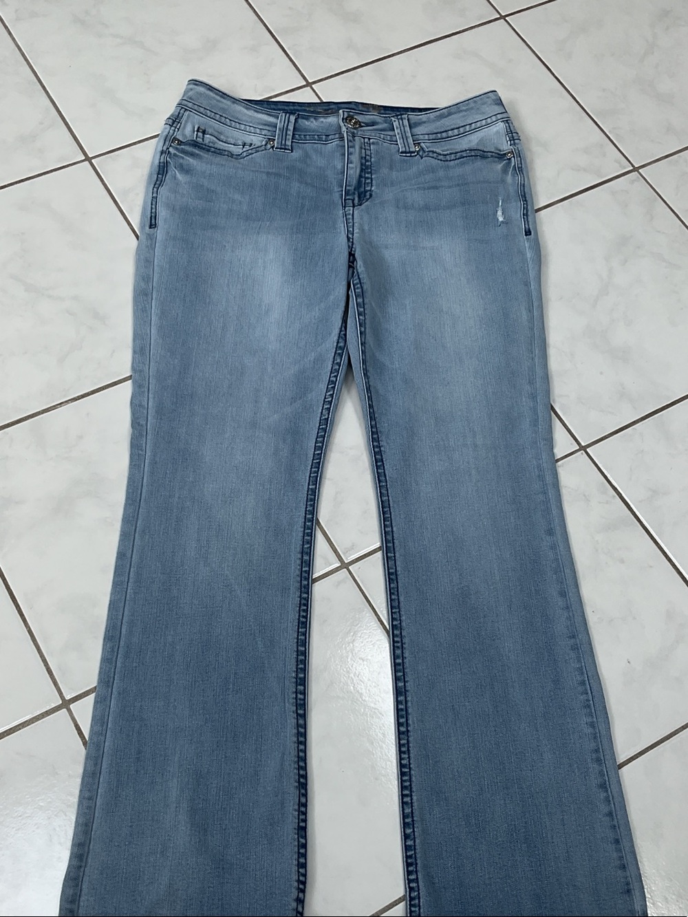 Seven7 Light Blue Flare Jeans